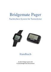 Bridge Bridgemate Pager Handbuch