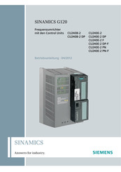 Siemens SINAMICS G120 Betriebsanleitung