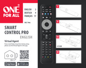 One for All SMART CONTROL PRO Bedienungsanleitung