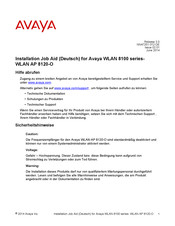 Avaya WLAN AP 8120-O Installation