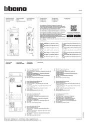 Bticino F422A Bedienungsanleitung