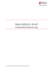 Delta Controls Red5-MODULE-4F4xP Installationsanleitung