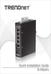 TRENDnet TI-PG541i Montageanleitung