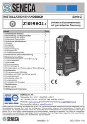 Seneca Z Serie Installationshandbuch