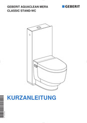 Geberit AQUACLEAN MERA 146240SI1 Kurzanleitung