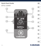 TC Electronic Ditto+Looper Schnellstartanleitung