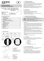 KERN Optics ORA 4 UA Betriebsanleitung