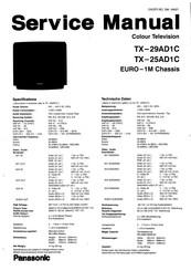 Panasonic TX-29AD1C Service Manual