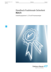 Endress+Hauser RIA15 Handbuch