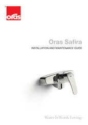 Oras Safira 1073X Installationsanleitung
