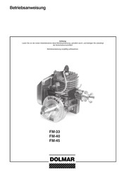 Dolmar FM-33 Betriebsanweisung