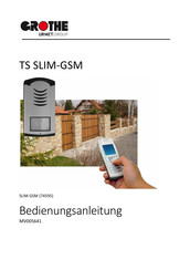 urmet GROTHE TS SLIM-GSM Bedienungsanleitung