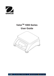 OHAUS Valor 1000 Serie Bedienungsanleitung