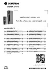 Xylem LOWARA Aquavar IPC Schnellstartanleitung