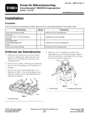 Toro Groundsmaster 5900 Installationsanweisungen