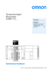 Omron C200H-TC Serie Technisches Handbuch