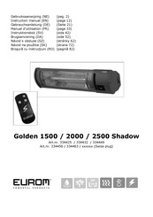 EUROM GOLDEN 1500 Shadow Gebrauchsanleitung