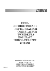 Zanussi ZBB6244 Bedienungsanleitung