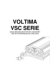 VOLTIMA VSC1500 Bedienungsanleitung