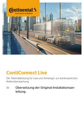 Continental ContiConnect Live Original Installationsanleitung