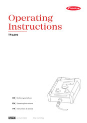 Fronius TR 4000 Bedienungsanleitung
