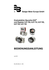 Badger Meter IOG ILR 740 Bedienungsanleitung