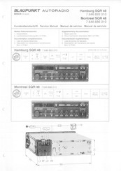 Bosch BLAUPUNKT HAMBURG SQR 48 Service Manual