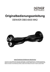 Denver Electronics DBO-6500 MK2 Original Bedienungsanleitung