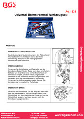 BGS technic 1833 Bedienungsanleitung