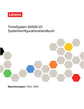 Lenovo ThinkSystem SD550 V3 Systemkonfigurationsblatt