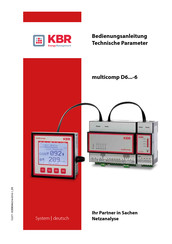 KBR multicomp D6 6 Serie Bedienungsanleitung, Technische Parameter