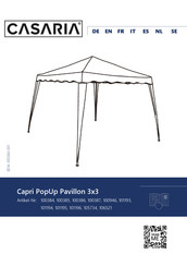 Deuba CASARIA Capri PopUp Pavillon 3x3 Anleitung