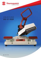 Avery Dennison Thermopatch HS-21-SQR Anleitung
