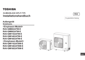 Toshiba RAV-GM1102AT8W-E Installationshandbuch