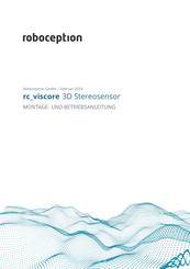 Roboception rc viscore Montage- Und Betriebsanleitung