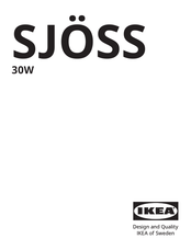 IKEA SJOSS Bedienungsanleitung