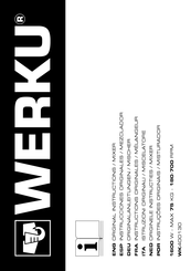 WERKU WK400130 Original Anleitungen