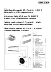 STIEBEL ELTRON ACW 10 E Gebrauchs- Und Montageanweisung