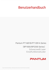 Pantum BP2300 Serie Benutzerhandbuch