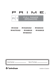Rockford Fosgate Prime R168X2 Bedienungsanleitung