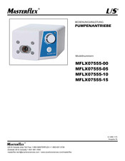 Masterflex L/S MFLX07555-05 Bedienungsanleitung