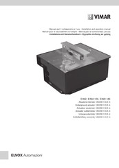 Elvox Vimar EIM2.180 Installations- Und Benutzerhandbuch
