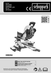 Scheppach HM254 Originalbetriebsanleitung