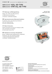 S+S REGELTECHNIK AERASGARD ACO2-SD-TYR2 Bedienungs- Und Montageanleitung