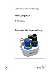 KSB MiniCompacta 2013w01 Serie Bedienungsanleitung