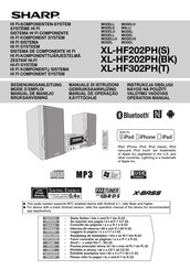 Sharp XL-HF202PH Bedienungsanleitung