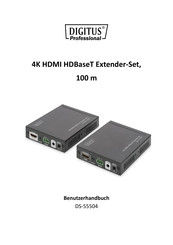 Digitus Professional 4K HDMI HDBaseT Extender-Set Benutzerhandbuch