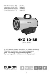 EUROM HKG 10-BE Bedienungsanleitung