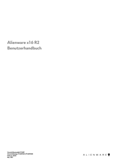 Alienware x16 R2 Benutzerhandbuch