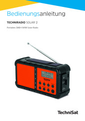 TechniSat TECHNIRADIO SOLAR 2 Bedienungsanleitung